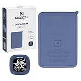 MAGICAL BUTTER DecarBox Thermometer Combo Pack - Food Grade Silicone Decarboxylator Box with Digital Thermometer - Durable & Oven-Safe Baking Box - Digital Display Thermometer for Temperature Control