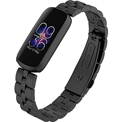 Bracelet Fitbit Luxe orné de strass blancs, le cadeau idéal pour femme