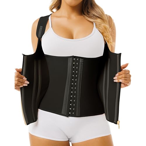 Image of LadySlim REAL COLOMBIAN Fajas Colombianas Reductoras LATEX Chaleco Vest Waist Trainer Cincher Workout Girdle