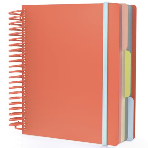 Cahier à spirale de qualité supérieure EUSOAR en papier épais 90g à couverture rigide