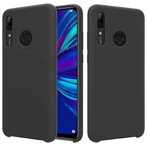 Case for Huawei Honor 20E, Honor 20 Lite Case, Slim Fit Flexible Silicone Thin Gel TPU Cover with Soft Fiber Flocking Lining Funky Bumper Anti-Scratch Shockproof Protective Phone Case, Black Cover