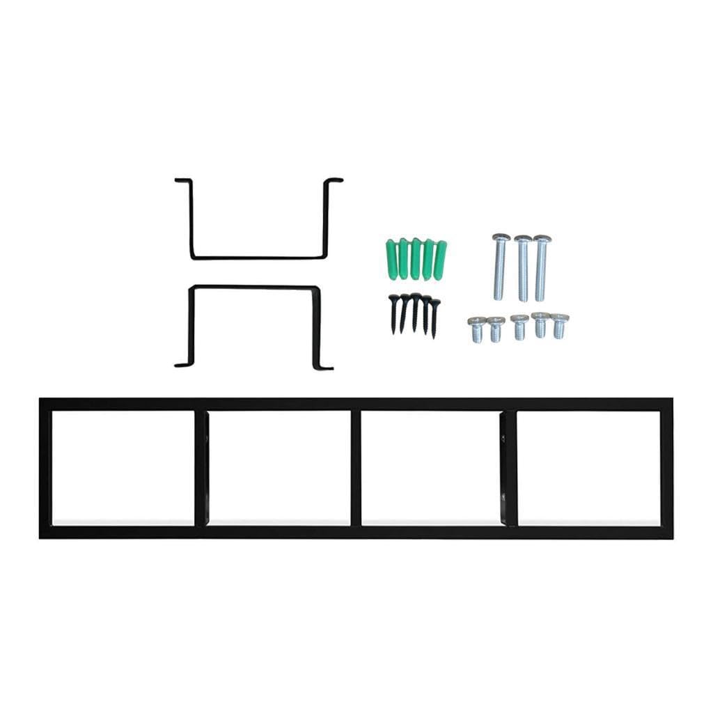 Organizador de pared para almacenamiento, decoración de pared con gran capacidad para almacenar CD, DVD, videojuegos, soporte para, estantes exhibición para almacenamiento CD y DVD.