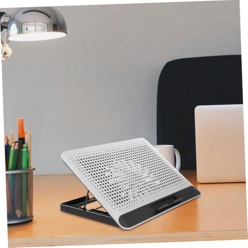 Base refrigerante para laptop SHINEOFI plateada miniatura 6