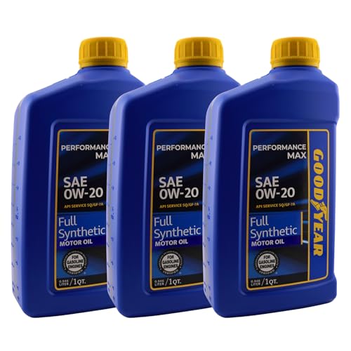 Aceite para motor sintético SAE 0W-20 Goodyear 3 pzas miniatura 1