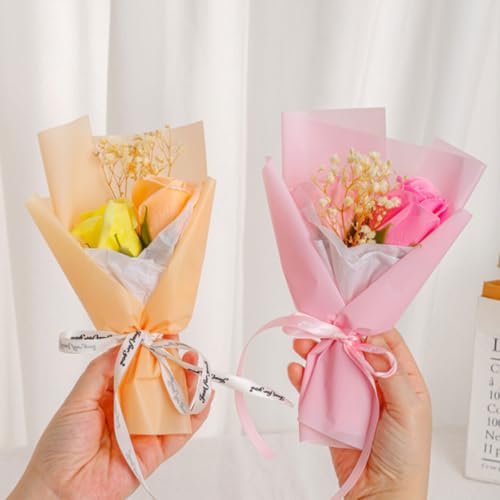 6 ramos mini de flores secas naturales para decoración miniatura 6