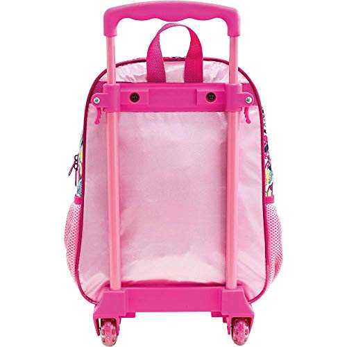Mala Escolar com Rodas 14, Minnie Magic Bow, 8931, Rosa