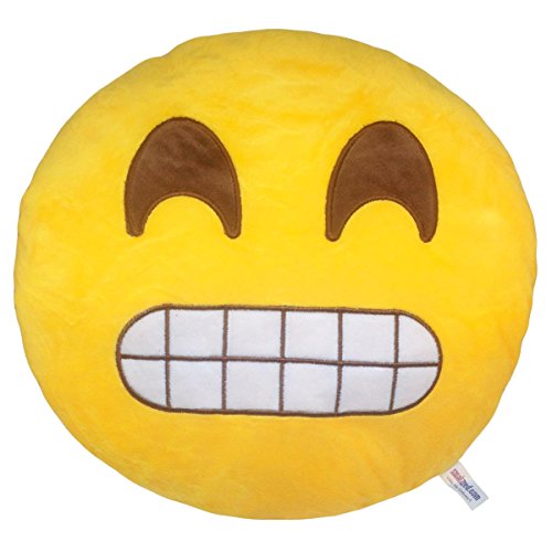 Socializzed Cojín Emoji Mueca Cover