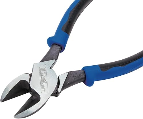 Miniatura 6 de Klein Tools Alicates J2000-59, fabricados en EE. UU., Alicates de corte diagonal con diseño de alto apalancamiento, cabeza más grande y cuchillas