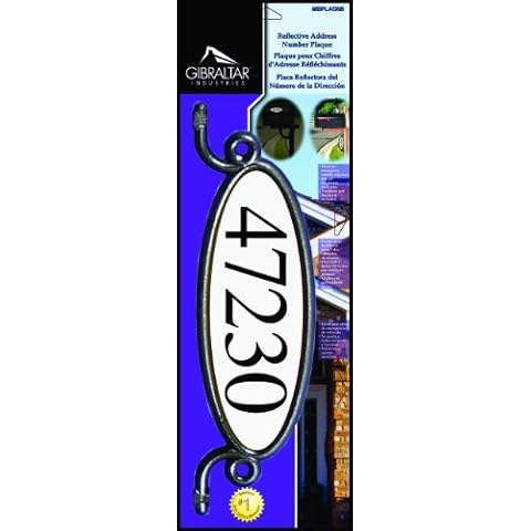 Gibraltar Mailboxes Reflective Address Plaque Cover