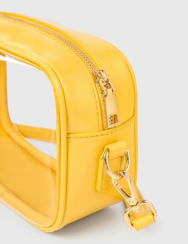 Image of Yarnic Clear Bag Stadium Approved, PVC Transparent Crossbody Purse Small Clear Crossbody Bag with Adjustable Shoulder Strap
