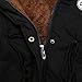 2018 Chaqueta con Capucha Larga del Cuello De Piel De Las Mujeres...