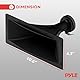 Pyle-Pro PH391 4x10 inch Tweeter Horn