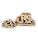 Incienso de Santa Fe - Casa de Adobe Natural Wood Incense Burner, Includes 20 Piñon Incense Bricks - Made in The USA