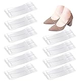10 Pair Transparent Invisible High Heel Shoe Straps,Women Elastic Shoe Laces Anti Loose Shoelace Belt Ankle Straps for Heels 15 MM TPU Shoes Band Fixed Tie Belt for Holding Loose High Heel