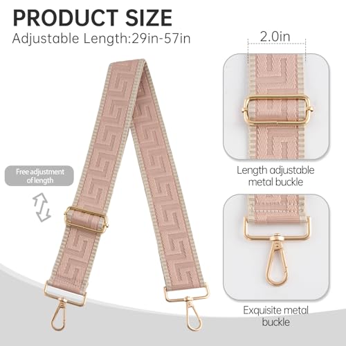 Image of Dksongr Purse Straps Replacement Crossbody Wide Bag Strap for Purses Adjustable shoulder Straps for Women bags