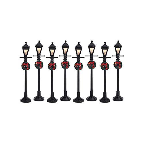 Lemax Christmas Village Gas Lantern Street Lamp Set Of 8 Battery Operated (4.5V) - 64500 - Image 6