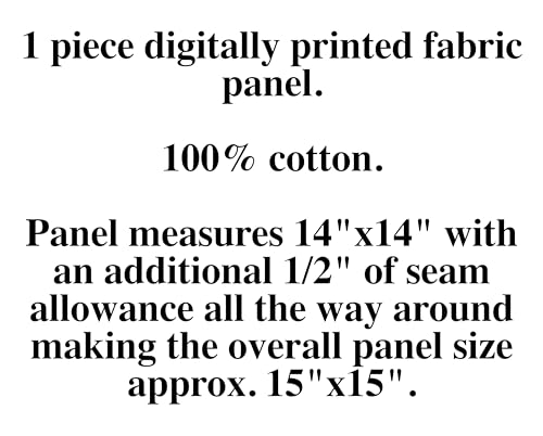 Fabric Panel 14"x14" Philippians 4:13 Scripture 100% Cotton Quilt Square Panel DI305 by amy2004marie - Image 3