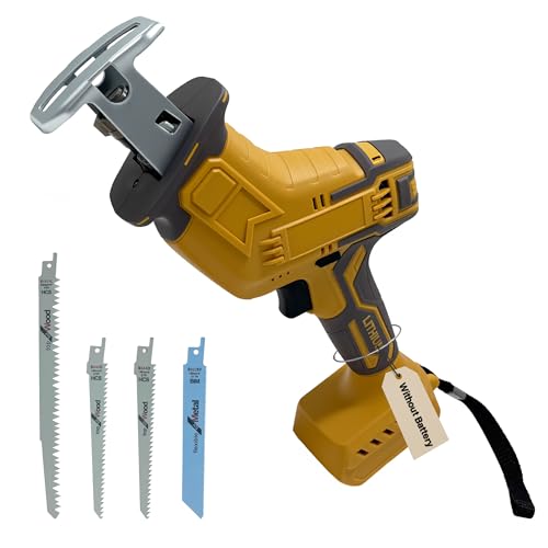 Cordless Reciprocating Saw for Dewalt 20V Battery (Not Included Battery)