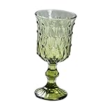 HEMOTON Copa De Vino Elegante Diseño De Relieve Vaso Para Vino Tinto Jugo y Bebidas Frías Para Fiestas y Celebraciones Casa Color Aleatorio