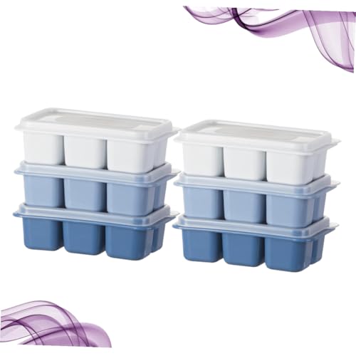 Molde mini para cubitos de hielo con tapa de plástico miniatura 6