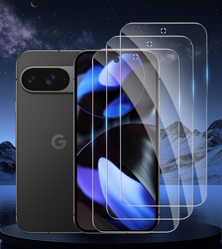 3 películas de vidro compatíveis com Google Pixel 10/Pixel 10 Pro...