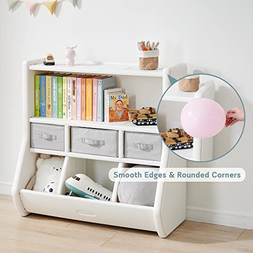 Montessori Toy Storage Organizer By Fortella, Formaldehyde-Free Toy Shelf With Removable Drawers, Tested To Cpsia And Astm, Safe For Babies Toddlers Kids #TOP2