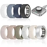 10 Pack Ring Cover Compatible with Oura Ring Gen 4/4 Ceramic/Gen 3, Ultra-Thin Anti-Scratch Silicone Ring Protector for Women Men Gym Workout, Charge Without Removal, Upgraded Inner Grip