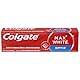 Colgate Zahnpasta Max White Optic 75 ml – entfernt bis zu 100% der Oberflächenverfärbungen für eine sofortige Zahnaufhellung* und ein weißeres Lächeln