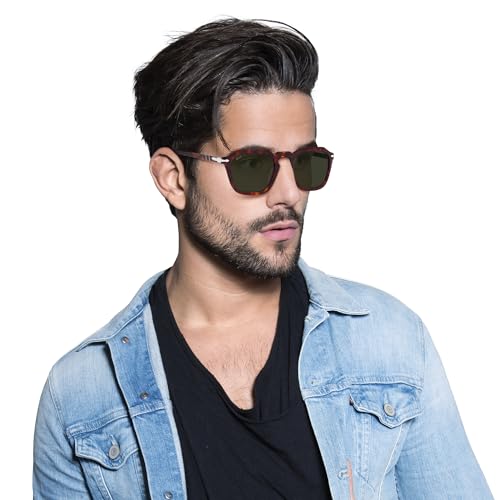 Image of Persol Unisex Po3292s Square Sunglasses