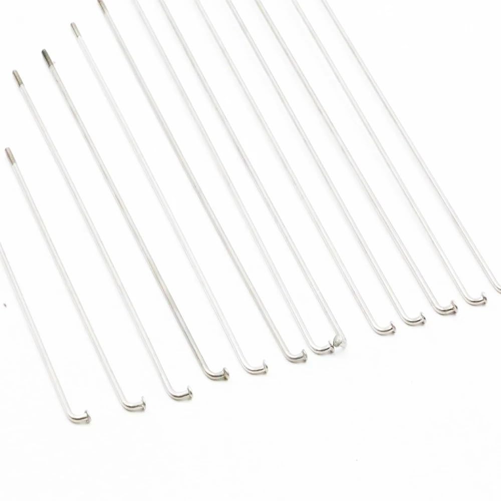 Raggio di Bicicletta Raggi for Bici elettrica 36 Pezzi for Ruota Motore 12G/K for Piegati for in Acciaio Argentato for Bicicletta