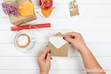 Zestaw 50 arkuszy papieru typu kraft, A5, 260 g, 14,8 x 21 cm, format DIN, papier do majsterkowania i naturalny karton, arkusze z kartonu typu kraft, do drukowania, papieru kartonowego,