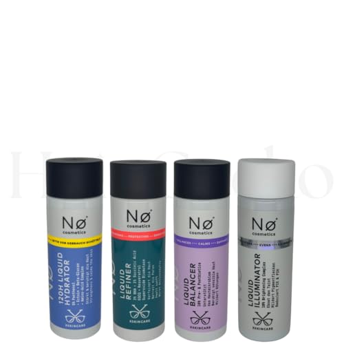No Cosmetics Liquids Bundle - Refiner + Hydrator + Illuminator + Balancer