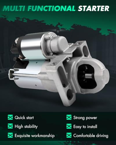 Image of SCITOO Starters New Compatible for Chevy Avalanche Colorado Express Vans Silverado 1500 Suburban Tahoee for GMC Savana Vans Sierra 1500 4.8L 2009-2012 for Hummer H3 for Saab 9-7X 2009 SDR0379 6970