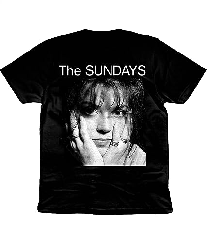 T-shirt Britpop The Sundays noir idéal pour les concerts et festivals