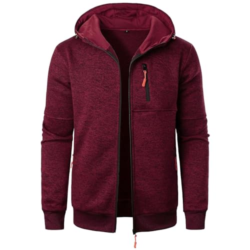 Hoodies for Men Casual with Pockets Zip long Sleeve Sweatshirt Sports Hooded Coat Fall Hoodie Casual Outerwear2