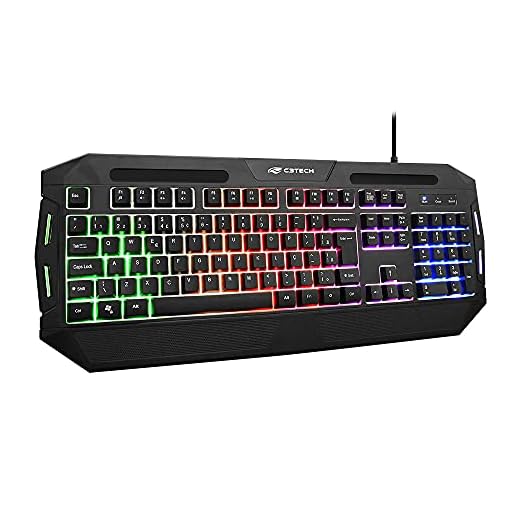 C3Tech Kg-80Bk Abnt2 Com Apoio Ergonômico