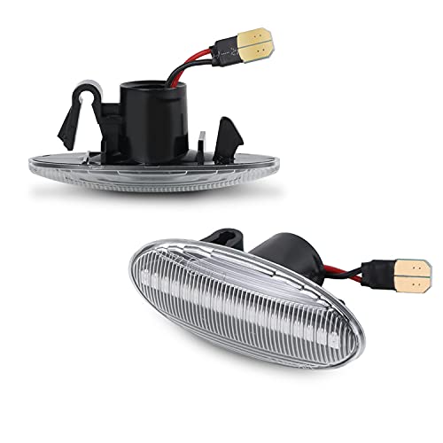LED Seitenblinker SCHWARZ Für Nissan Qashqai J10 (2006-2010) - Plug & Play