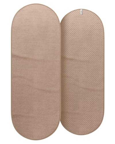 Bala Capsule Mat Towel for Gym, Sand- Slip-Resistant Yoga Mat with Sweat Absorbing Fabric for Pilates, Core Training & Exercise - Home Workout Essentials for Women & Men - Soft, Quick Dry Fitness