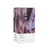 IGK Permanent Hair Dye Color Kit | V Astro Babe - Light Cool Lavendar | 100% Gray Color Coverage + Strengthen + Shine | Ammonia Free