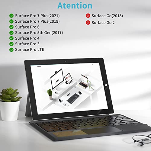 Teclado para Surface Pro 7 y 6 inalámbrico con bluetooth y trackpad integrado 4