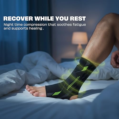 Image of Nivia Knitted Ankle Support For Men & Women, Breathable, Ankle Supporter for men, For Gym, Training, Sports, Running & Injury Prevention, Ankle Brace (Red, S), Available In Pair