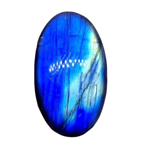 Labradorite naturelle 36x21mm cabochon ovale pour création de bijoux DIY