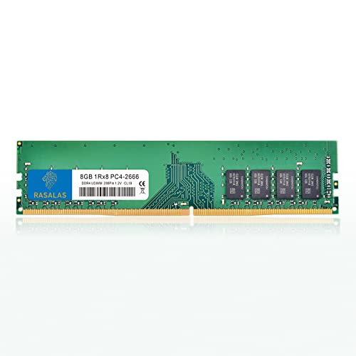 デスクトップメモリ PC4-21300 DDR4-2666 8GB 1RX8 UDIMM PC用 RAM 288Pin 1.2V CL19 Unbuffered NON-ECC