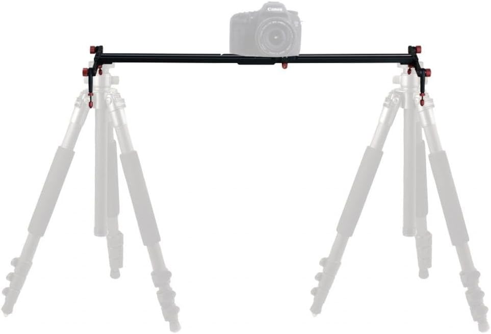 Polaroid 24-Inch Rail Track Slider Video Stabilization System For SLR Cameras and Camcorders