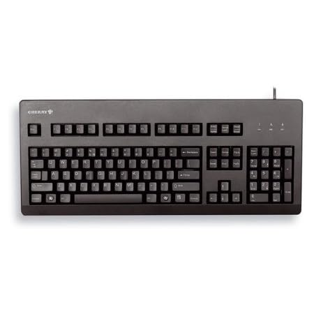 Cherry G80-3000LQCDE-2 Tastatur mit Soft-Druckpunkt PS/2 USB schwarz