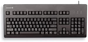 Cherry G80-3000LQCDE-2 Tastatur mit Soft-Druckpunkt PS/2 USB schwarz