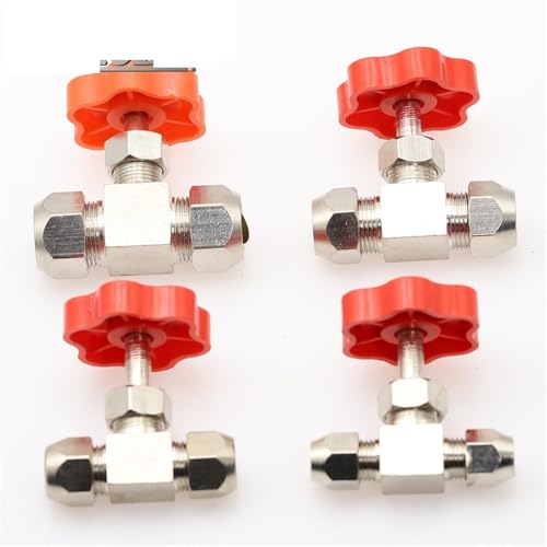 Vanne à aiguille haute pression 8mm robinet pointeau métallique - 3