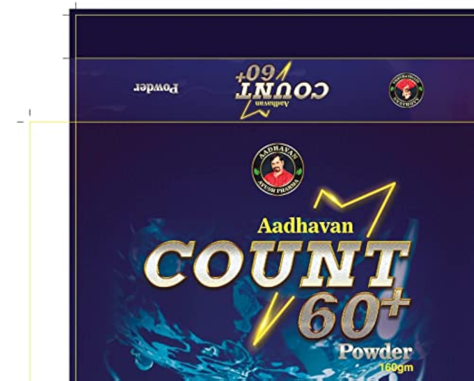 Aadhavan Count 60+ Powder, 160 gm