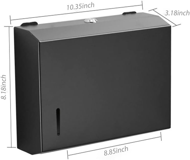 Bathroom Paper Towel Dispenser Wall Mounted Drilling Holder Toilet Kitchen Tissue Box