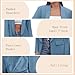 Womens Casual Blazers Open Front Long Sleeve Fashion Suit Jacket Work Office Suit 2025 Spring Fall Trendy Light Blue L